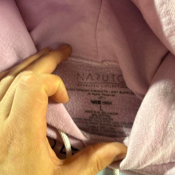 Pink Naruto Shippuden Graphic Hoodie - Picture 6 of 8